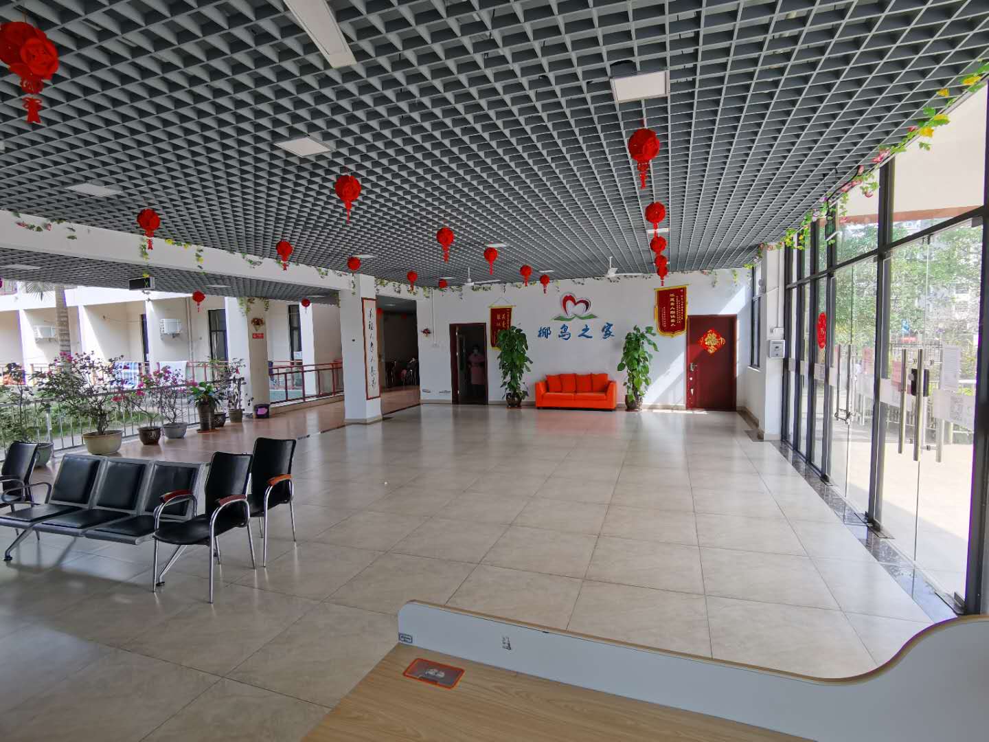 宽敞明亮的活动大厅